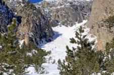 Enneigement en février 2021 dans les Hautes-Alpes.