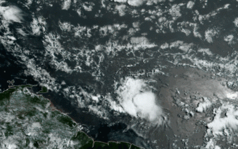 Image du satellite GOES16 le 24 juillet 2020 à 12h40 UTC - © Météo-France