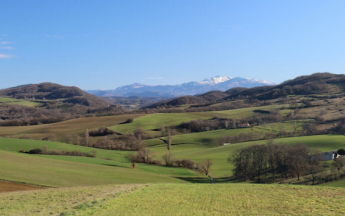 Paysage ariégeois cette fin janvier.