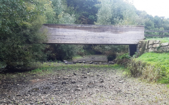 Certaines rivières sont presqu'à sec.