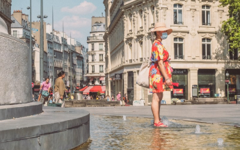 Canicule cet été sur la France, ici à Paris