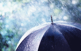 Illustration pluie et vent.