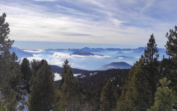 Vue sur le Vercors depuis le nord.