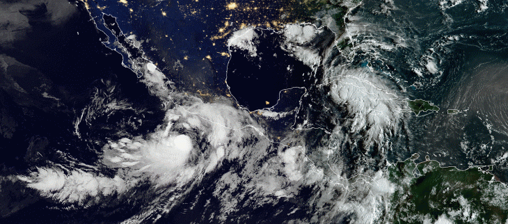 Illustration phénomènes tropicaux.