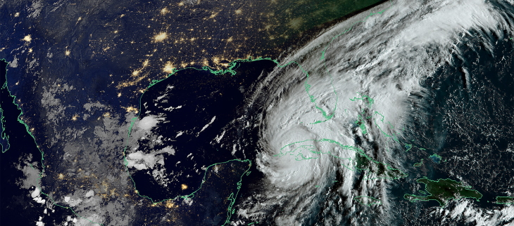 Ian sur Cuba le 26 septembre à 1200 UTC.