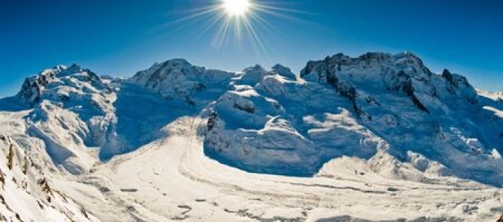Le Mont Rose en Italie