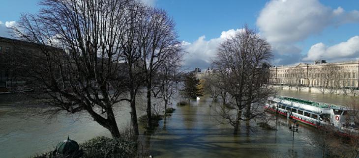 La Seine continue de monter à Paris le 26 janvier 2018 - © Getty / Antoine Gyori - Corbis