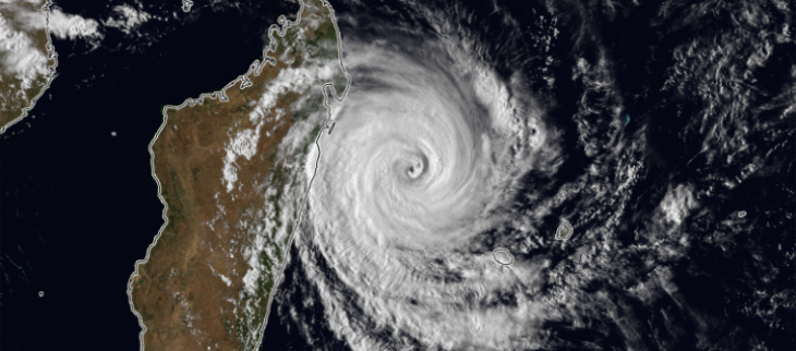 Image du satellite METEOSAT8 le 21 février 2022 à 1330 UTC.