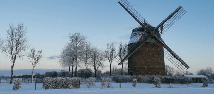 Les chutes de neige ont concerné une grande partie du pays.