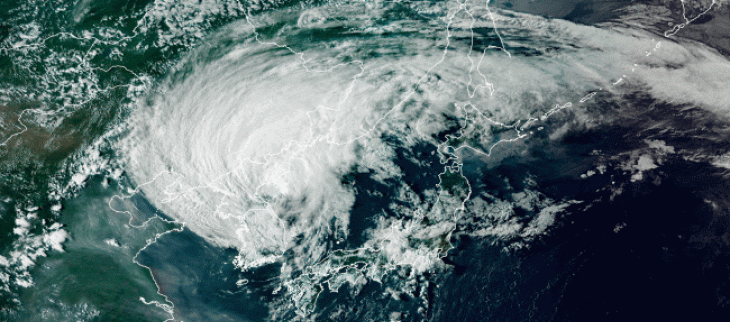 Le typhon Haishen frappe la péninsule coréenne