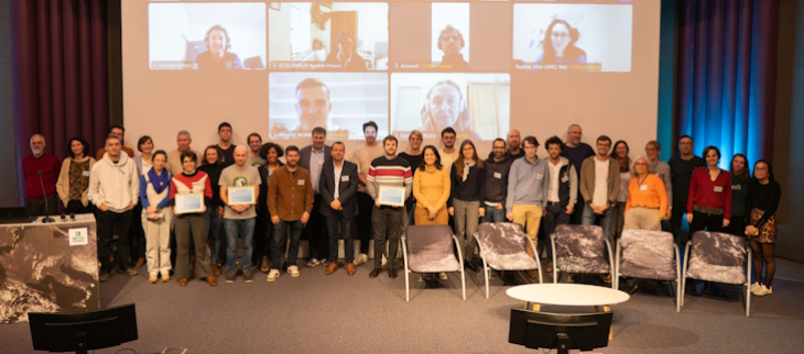 Équipes lauréates, jury et mentors Météo-France et DINUM ayant participé au Hackathon.