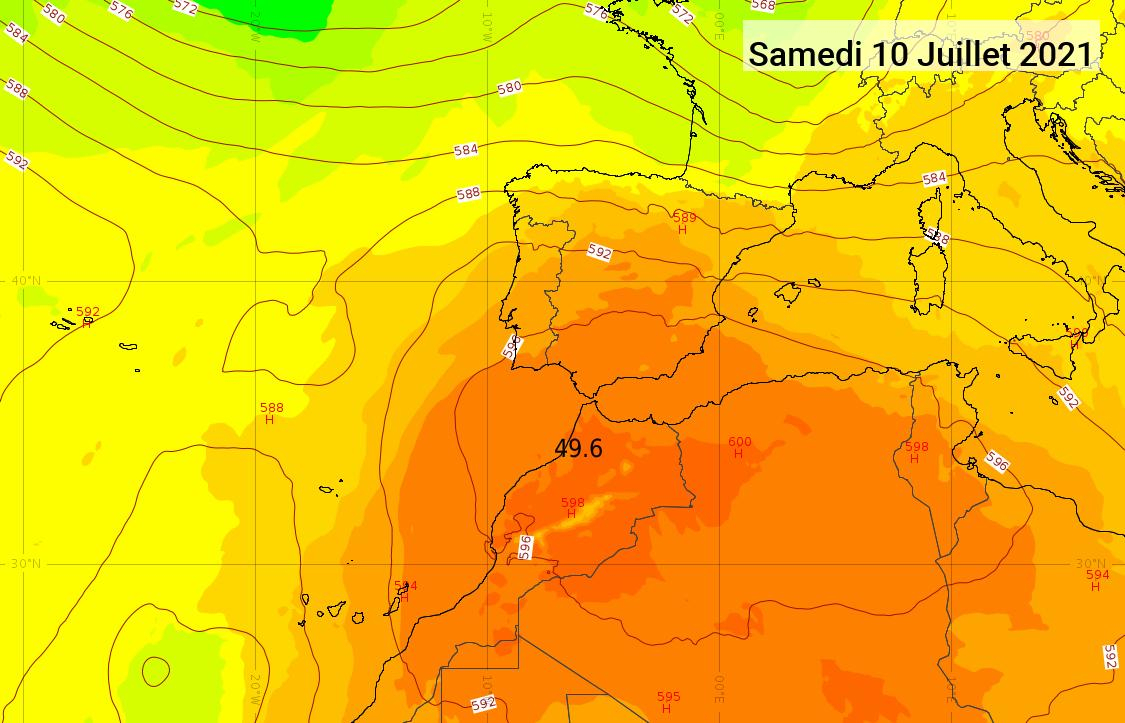 On a approché les 50 °C au nord du Maroc. 