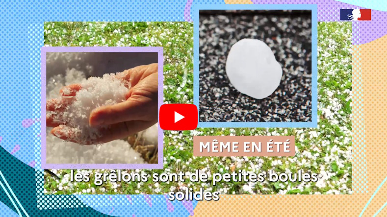 Vidéo sur la grêle © Météo-France